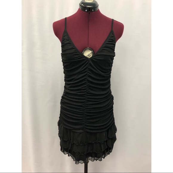 short dress with ruffle bottom